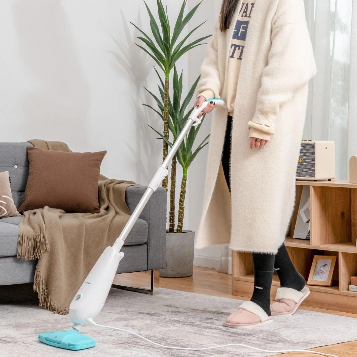 Mop parowy ze zbiornikiem na wodę 250 ml COSTWAY