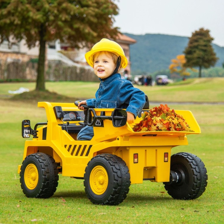 Samochód dla dzieci Caterpillar COSTWAY