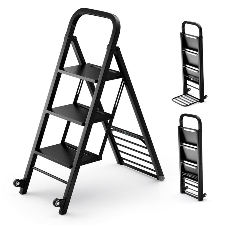 Składana drabinka 2 w 1 COSTWAY