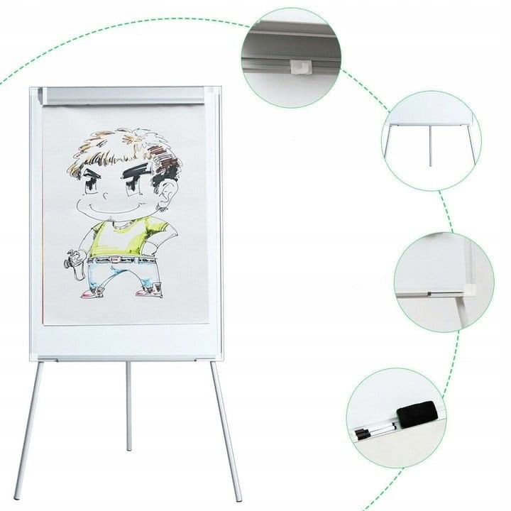 Tablica magnetyczna suchościeralna flipchart 71x101 cm
