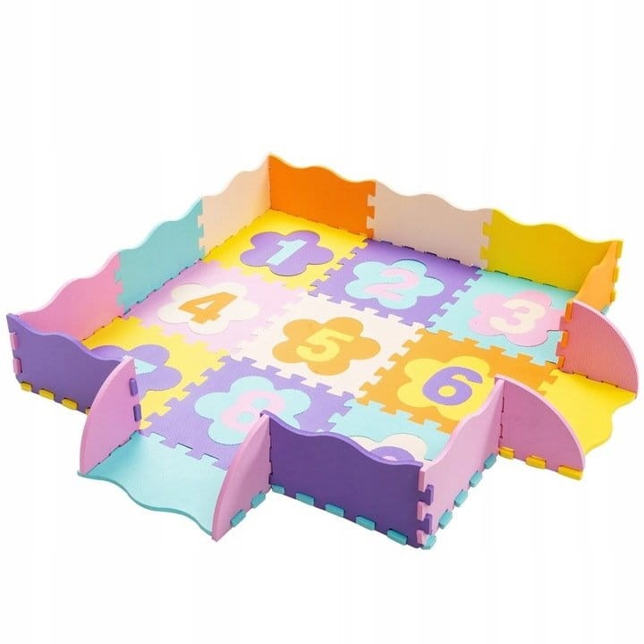 Mata piankowa edukacyjna puzzle 50 szt. 119x119cm
