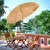 Parasol plażowy z regulacją nachylenia 2m średnicy
