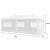Pawilon ogrodowy weselny imprezowy 6x3m