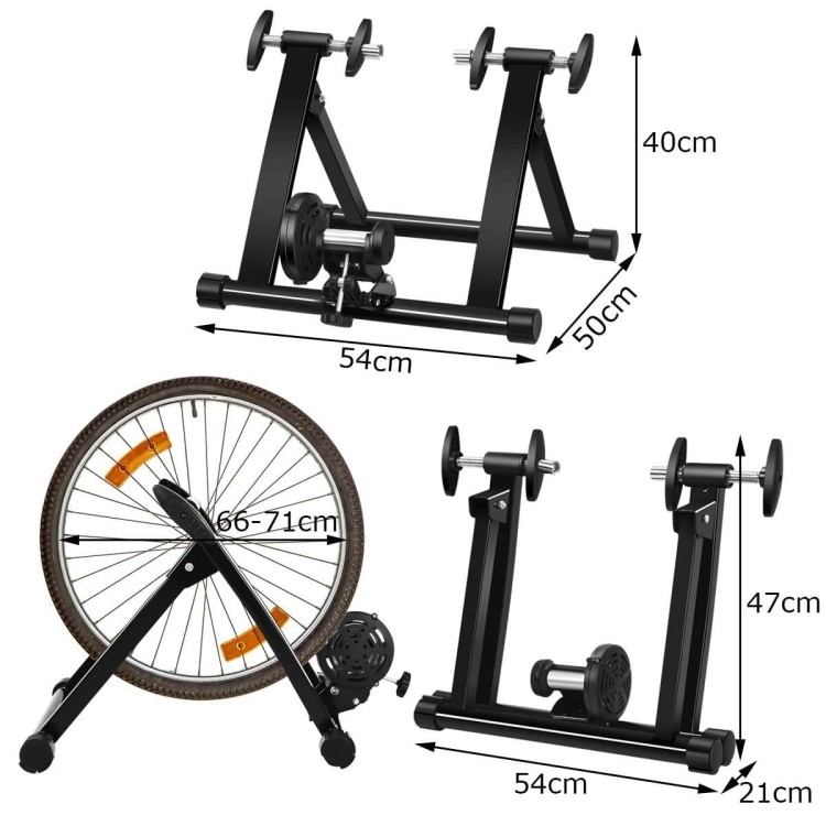 Domowy trenażer rowerowy do kół 66 - 71 cm