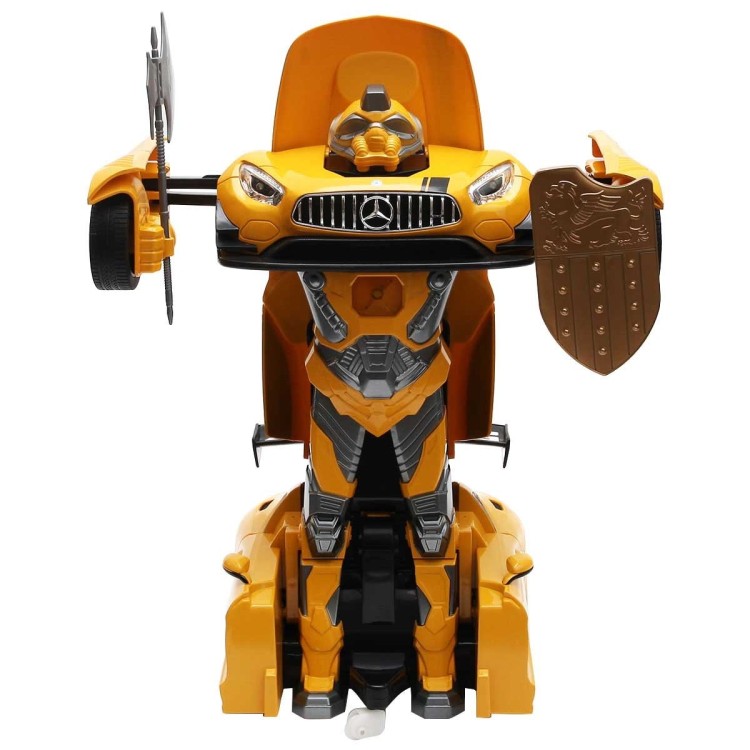 Zdalnie sterowany robot transformujący się w samochód sportowy