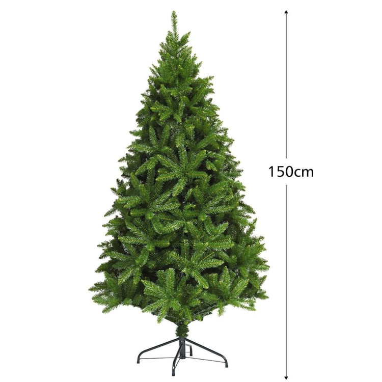 Realistyczna choinka z metalową podstawą 150 cm
