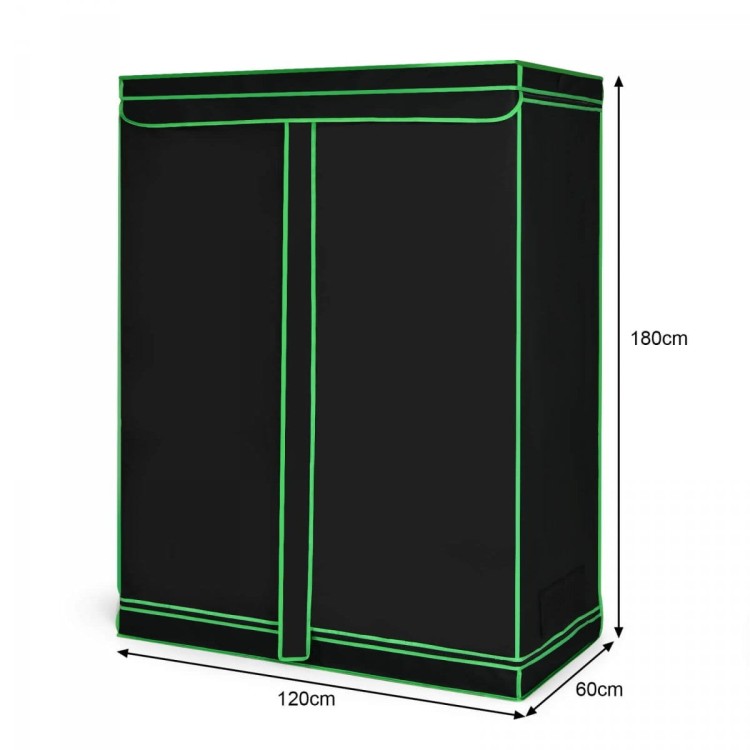 Namiot do uprawy roślin growbox 120x60x150cm