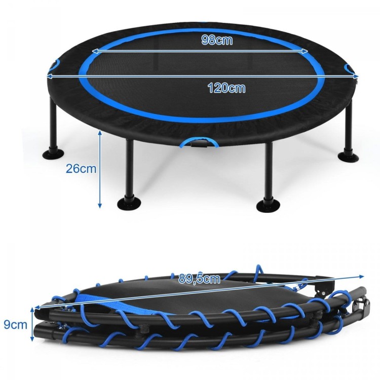 Składana trampolina fitness okrągła