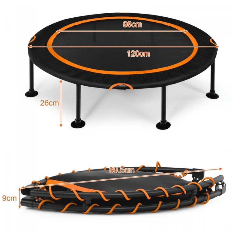 Składana trampolina fitness okrągła
