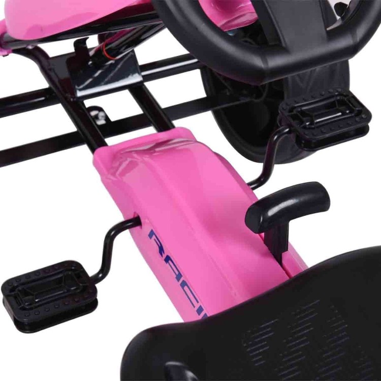 Gokart na pedały auto dla dzieci solidne koła EVA