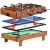 Stół do gry z wymiennym blatem 4w1 (piłkarzyki hockey ping pong bilard)