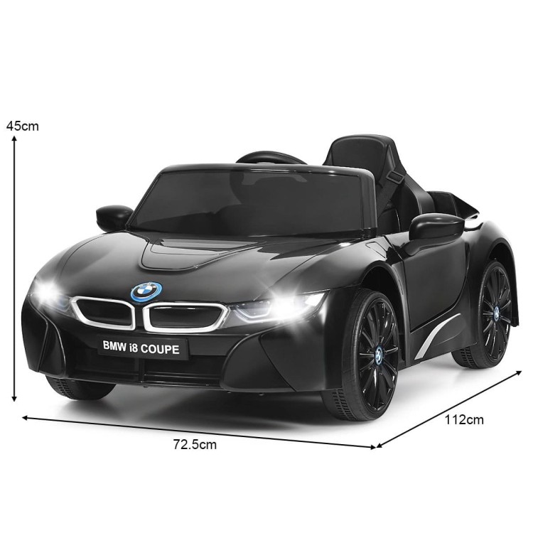 Elektryczny samochód dla dzieci BMW i8 Czarny