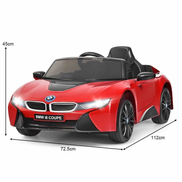 Elektryczny samochód dla dzieci BMW i8 Czerwony