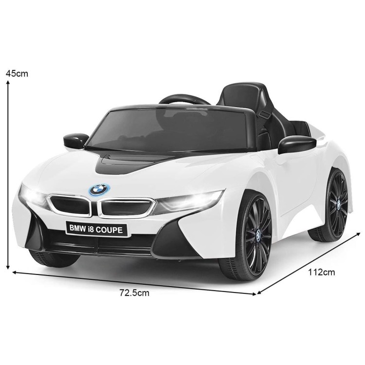 Elektryczny samochód dla dzieci BMW i8 Biały