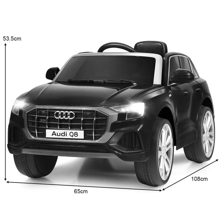 Elektryczny samochód dla dzieci Audi Q8 Czarny