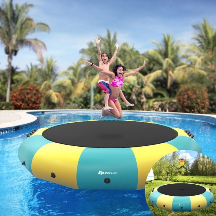 Dmuchana trampolina wodna 457 cm + elektryczny kompresor