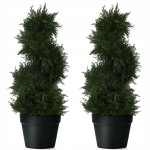 Drzewka sztuczne - iglaste 63cm 2 sztuki