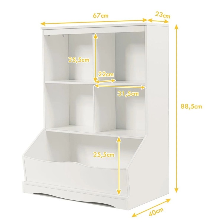Szafka na zabawki, organizer 67 x 40 x 88,5 cm