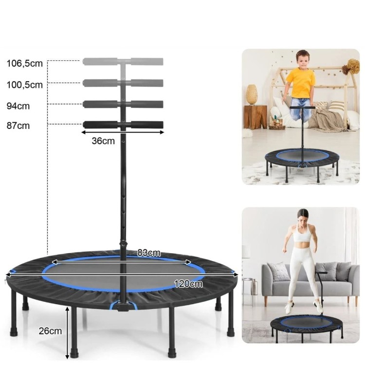 Składana trampolina fitness 120 cm