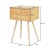 Drewniany stolik kawowy 40 x 27 x 60,5 cm