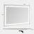 Lustro łazienkowe podświetlane LED 70 x 50 cm