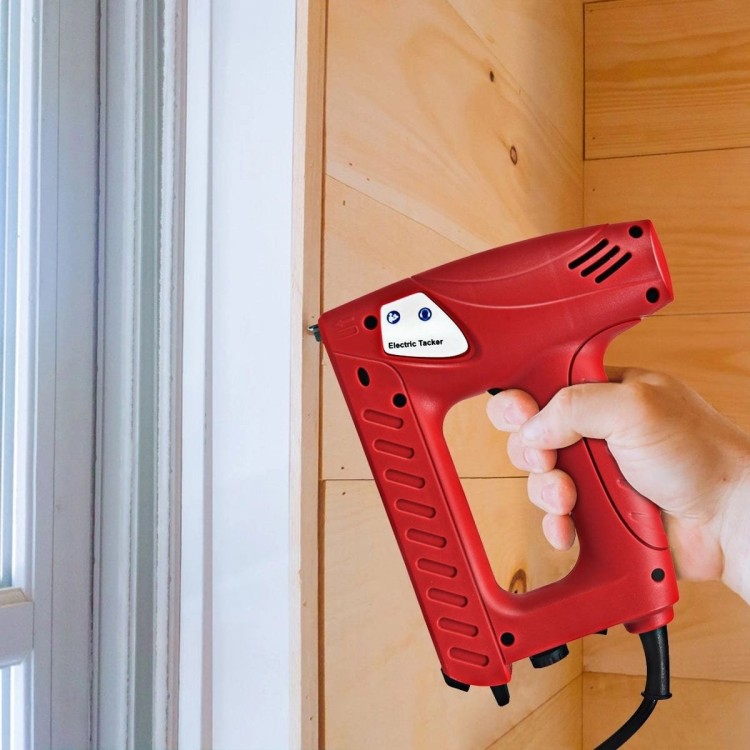 Elektryczny zszywacz tapicerski taker i pistolet na gwoździe 2w1