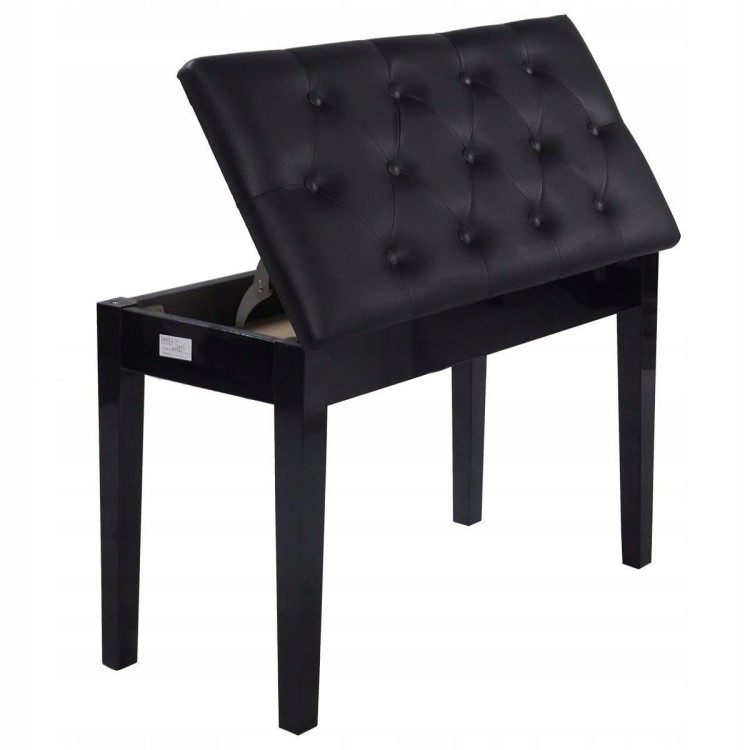 Taboret stołek do pianina fortepianu ze schowkiem
