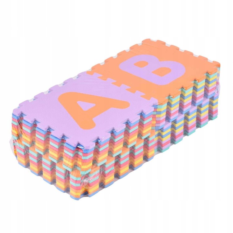 Duża piankowa mata edukacyjna puzzle