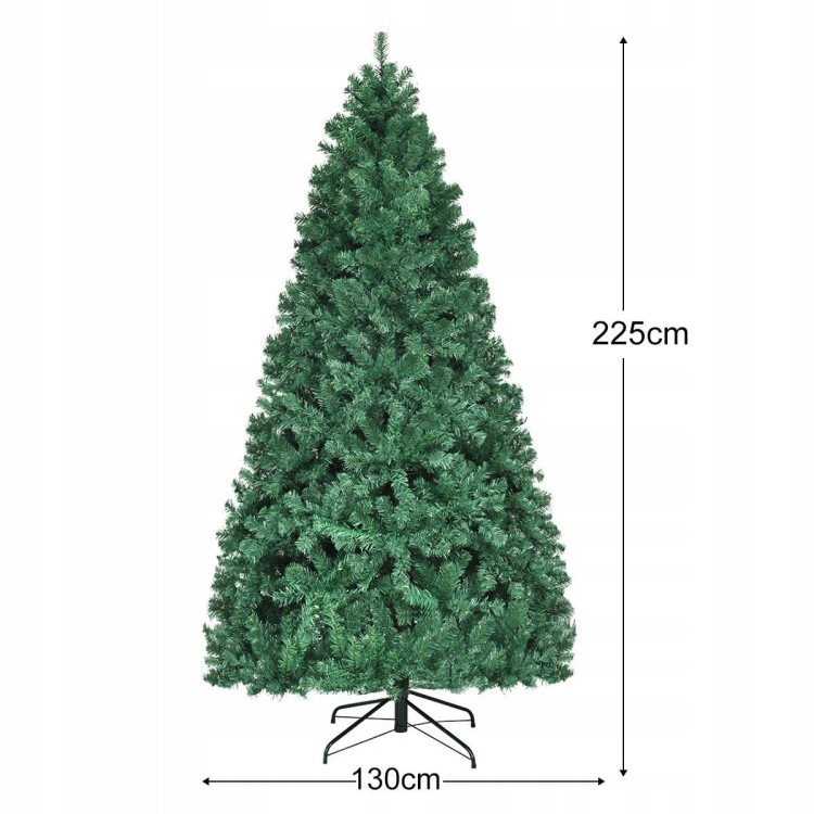 Sztuczna choinka led sosna ze stojakiem 225cm