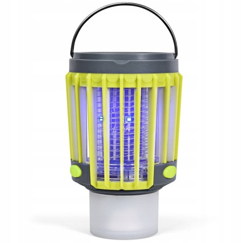 Lampa owadobójcza i latarka solarna kempingowa 4w1