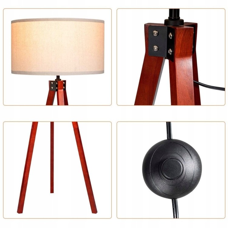 Lampa podłogowa stojąca - trójnóg
