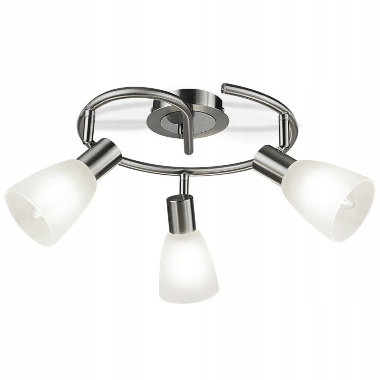 Lampa sufitowa z 3 kloszami