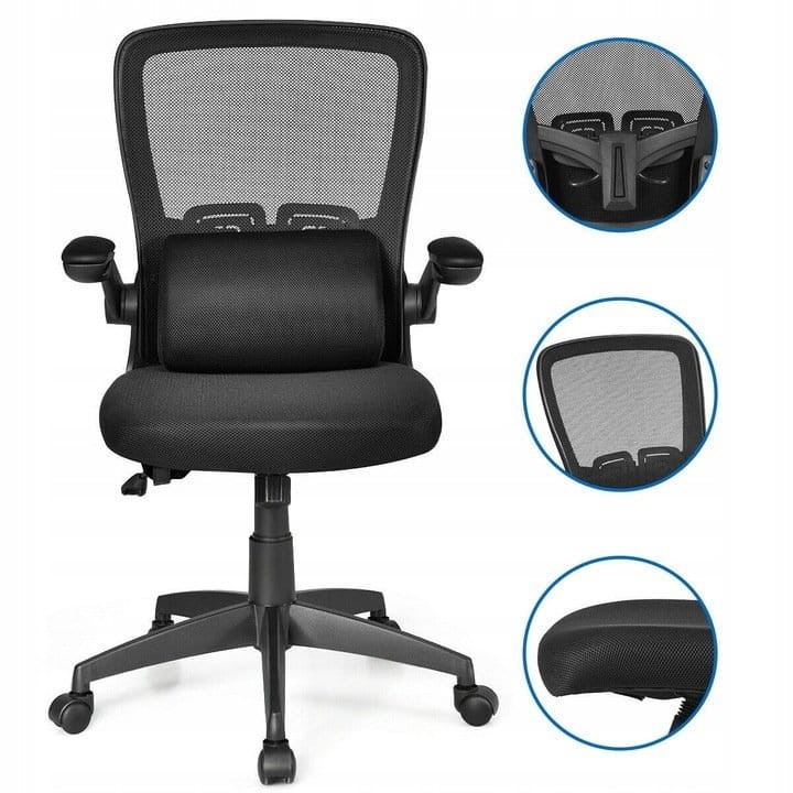 Ergonomiczne krzesło biurowe z masażerem