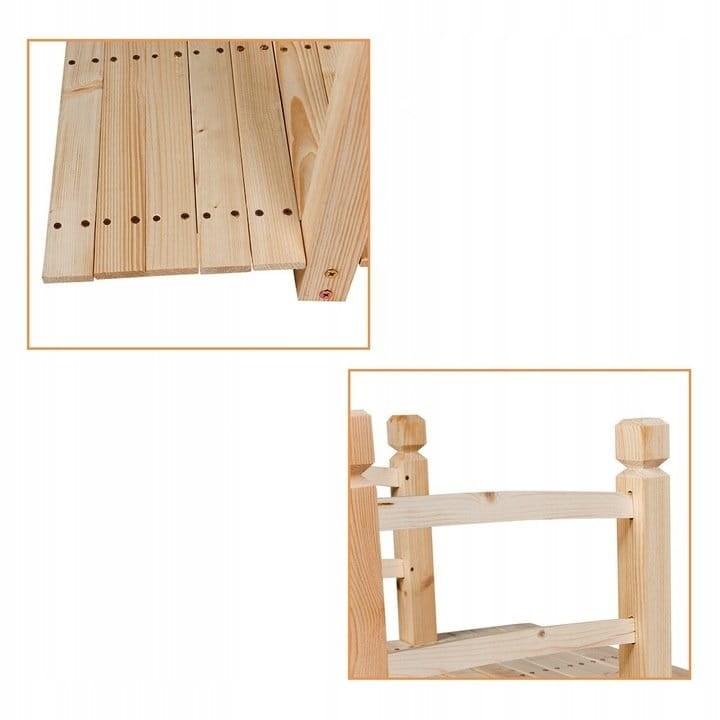 Drewniany mostek ogrodowy 150cm