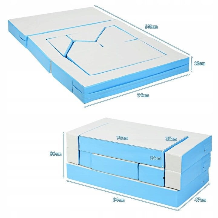 Modułowa sofa mata stół dla dzieci 3w1