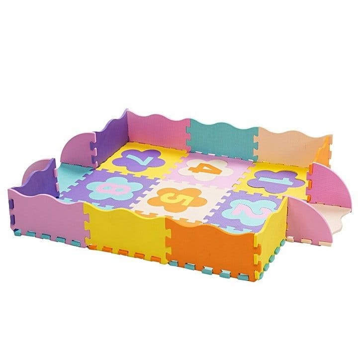 Mata piankowa edukacyjna puzzle 50 szt. 119x119cm