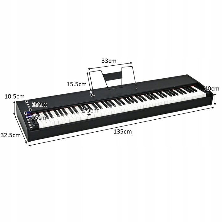 Pianino cyfrowe 88 klawiszy midi