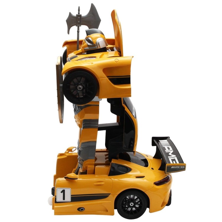Zdalnie sterowany robot transformujący się w samochód sportowy