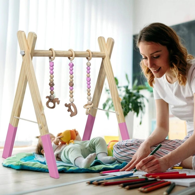 Pałąk edukacyjny z zabawkami dla dzieci