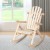 Fotel bujany z drewna sosnowego