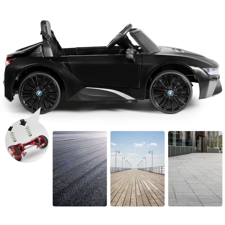 Elektryczny samochód dla dzieci BMW i8 Czarny