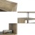 Drewniany stolik kawowy do salonu 105 x 60 x 46 cm