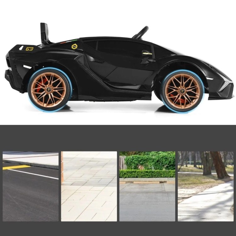 Samochód elektryczny Lamborghini Sián dla dzieci z światłami LED