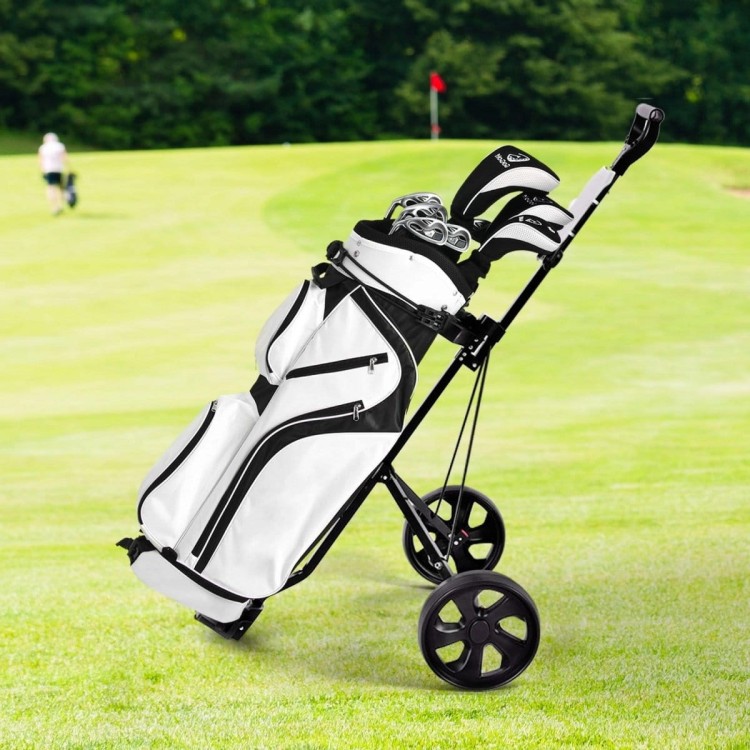 2-kołowy wózek golfowy z wbudowaną tabelą punktacji