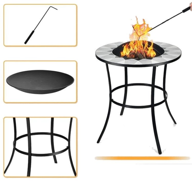 Grill ogrodowy 65 x 65 x 70 cm