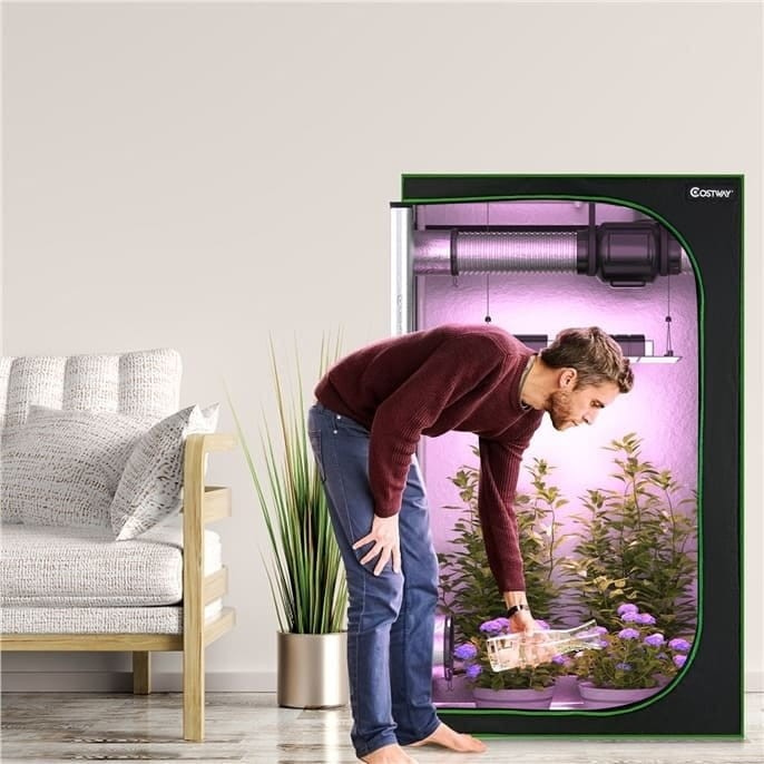 Growbox kompaktowa szklarnia 122 x 122 x 201 cm