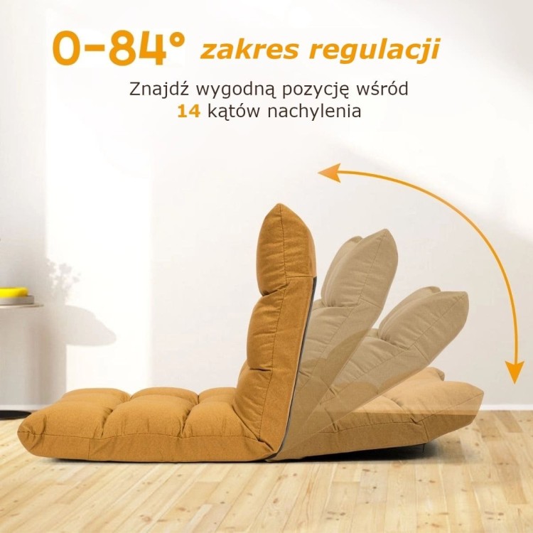 Fotel podłogowy rozkładany