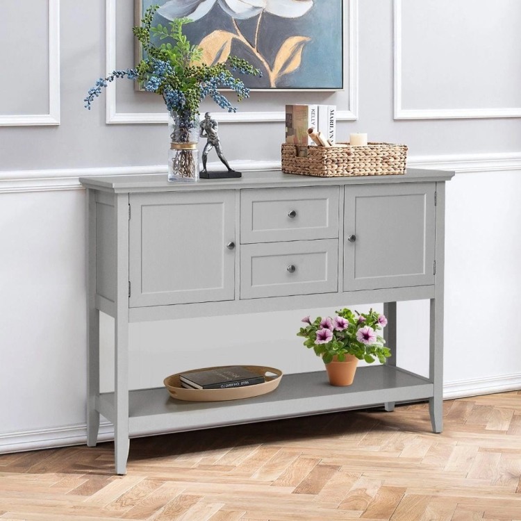 Kredens z szufladami i drzwiczkami 117 x 38 x 86,5 cm