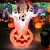 Dekoracja Halloween duchy z dynią 140 x 90 x 182 cm