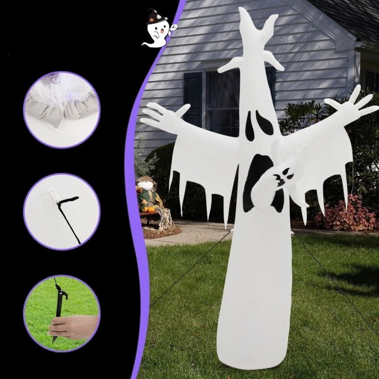 Dekoracja Halloween Gigantyczny duch 244 cm